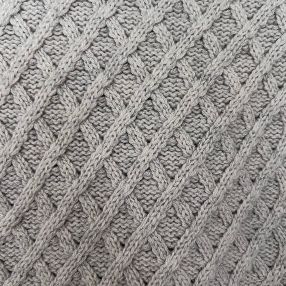 Vince Women's 50/50 Wool and Yak Cable Knit Turtleneck Sweater - Oatmeal, Small - Picture 7 of 7